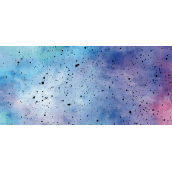 Albi Obálka Wish - Obálka na peniaze, Pink Universe 9 x 19 cm