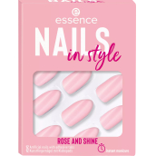 Essence Nails In Style umelé nechty 14 Rose and Shine 12 kusov