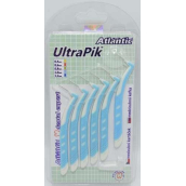 Medzizubné kefky Atlantic UltraPik 1.0 mm Modrá zakrivená 6 kusov