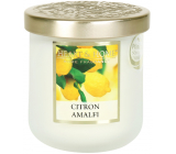 Heart & Home Sójová sviečka Lemon Amalfi stredná horí až 30 hodín 110 g