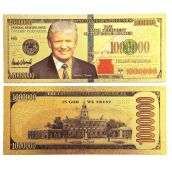 Talisman Zlatá plastová bankovka 1 00 000 USD