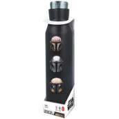 Epee Merch Star Wars Mandalorian nerezová termo fľaša čierna 580 ml