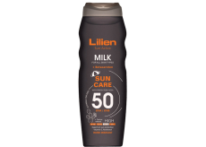 Lilien Sun Active SPF50 vodoodolné mlieko na opaľovanie 200 ml