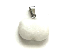 Quartz Apple of Knowledge prívesok prírodný kameň 1,5 cm, najdokonalejší liečiteľ