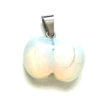 Opalit Apple of Knowledge prívesok syntetický kameň 1,5 cm, kameň želaní a nádejí