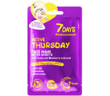 7Days Active Thursday textilná maska na tvár pre všetky typy pleti 28 g