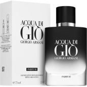 Giorgio Armani Acqua di Gio Parfum plniteľný flakón pre mužov 75 ml