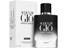 Giorgio Armani Acqua di Gio Parfum plniteľný flakón pre mužov 75 ml