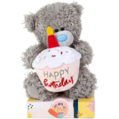 Medvedík Happy Birthday Cake 15 cm