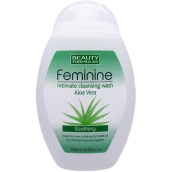 Beauty Formulas Upokojujúci gél na intímnu hygienu s aloe vera 250 ml