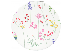 Albi Originálne kabelkové zrkadlo Meadow flowers priemer 7 cm