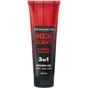 Dermacol Men Agent 3v1 Eternal Victory sprchový gél na telo, tvár a vlasy 250 ml
