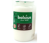 Olejová kompozitná sviečka Bolsius biela, doba horenia 50 hodín 59 x 94 mm
