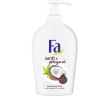 Fa Soft & Caring Kokosové tekuté mydlo s dávkovačom 250 ml