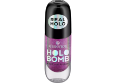 Essence Holo Bomb lak na nechty s holografickým efektom 02 Holo Moly 8 ml
