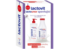 Lactovit Lactourea spevňujúce telové mlieko pre veľmi suchú pokožku 400 ml + spevňujúci sprchový gél pre veľmi suchú pokožku 500 ml, kozmetická sada
