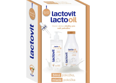 Lactovit Lactooil telové mlieko 400 ml + sprchový gél 500 ml, kozmetická sada