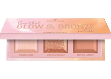 Essence Love that Glow & Bronze paletka kontúr 16 g
