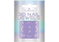 Essence 3D šperky nálepky na nechty kamienky 01 Future Reality 10 kusov