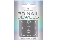 Essence 3D Jewels nálepky na nechty s kamienkami 02 Mirror universe 10 kusov