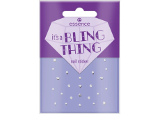 Essence It´s a Bling thing nálepky na nechty s kamienkami 28 kusov