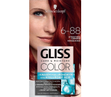 Schwarzkopf Gliss Color farba na vlasy 6-88 Intense Red 2 x 60 ml