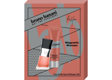 Bruno Banani Magnetic Woman parfumovaná voda 30 ml + sprchový gél 50 ml, darčeková sada pre ženy