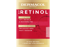 Dermacol Bio Retinol omladzujúca maska proti vráskam 2 x 8 ml
