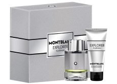 Montblanc Explorer Platinum parfumovaná voda 60 ml + sprchový gél 100 ml, darčeková súprava pre mužov