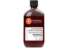 The Doctor Health & Care Panthenol + jablčný ocot Rekonštrukčný regeneračný šampón na poškodené vlasy 355 ml