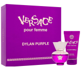 Versace Dylan Purple parfumovaná voda 30 ml + telové mlieko 50 ml, darčeková sada pre ženy