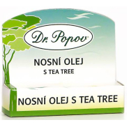 Dr. Popov Tea Tree nosový olej na uvoľnenie dýchacích ciest 6 ml