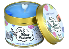 Bomb Cosmetics Odstraňovač zápachu psov - prírodná, ručne vyrábaná sviečka v plechovej krabičke s vôňou odstraňujúcou zápach psov horí až 35 hodín