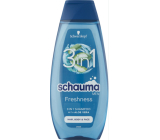 Schauma Men Freshness 3v1 šampón na vlasy, tvár a telo pre mužov 400 ml