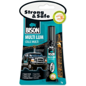 Bison Strong & Safe silné univerzálne lepidlo 7ml/g