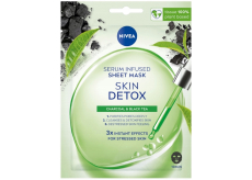 Nivea Skin Detox detoxikačná textilná maska na tvár 1 ks