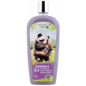 Bohemia Gifts Herbs Blueberry 3v1 sprchový gél, šampón a pena do kúpeľa pre deti 500 ml