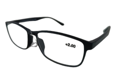 Berkeley Dioptrické okuliare na čítanie +2 plastové čierne 1 kus MC2269