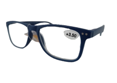 Berkeley Dioptrické okuliare na čítanie +3.5 plastových modrých 1 kus MC2268