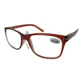 Berkeley dioptrické okuliare na čítanie +3,5 plastové červené 1 kus MC2194