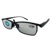 Berkeley dioptrické okuliare na čítanie +1,5 plastové čierne Blue Block 1 kus MC2238B