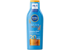 Nivea Sun Protect & Bronze OF 20 opaľovacie mlieko 200 ml