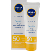 Nivea Sun UV Face Sensitive OF 50 opaľovací krém pre citlivú pleť 50 ml