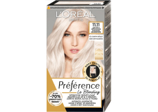 Loreal Paris Préférence Le Blonding permanentná farba na vlasy 11.11 Ultra ľahká studená krištáľová blond