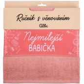 Albi Darčekový uterák - Perfect Woman pink 50 x 90 cm