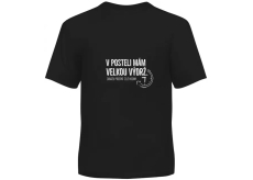 Albi Humorné tričko Big Stamina čierne, pánska veľkosť XL