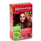 Henna Prírodná farba na vlasy Bordová 121 prášková 33 g