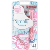 Gillette Venus Simply 3 Brito pohotová holítka 4 kusy pre ženy