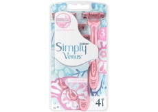 Gillette Venus Simply 3 Brito pohotová holítka 4 kusy pre ženy
