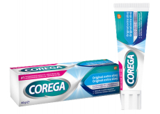 Corega Original fixačný krém extra silný pre úplné aj čiastočné zubné náhrady protézy 40 g